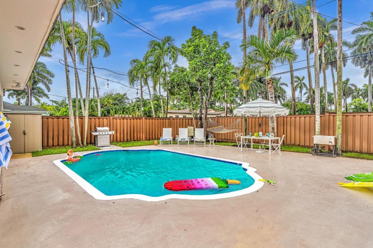 Tropical Oasis With Pool 10 Mins Airport & 5 Mins Beach 할리우드 외부 사진
