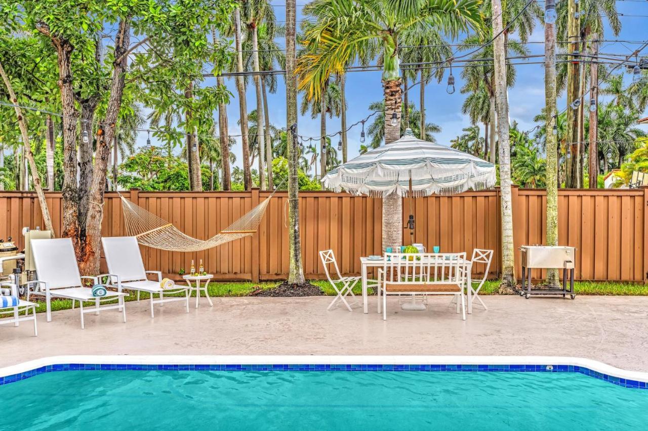Tropical Oasis With Pool 10 Mins Airport & 5 Mins Beach 할리우드 외부 사진