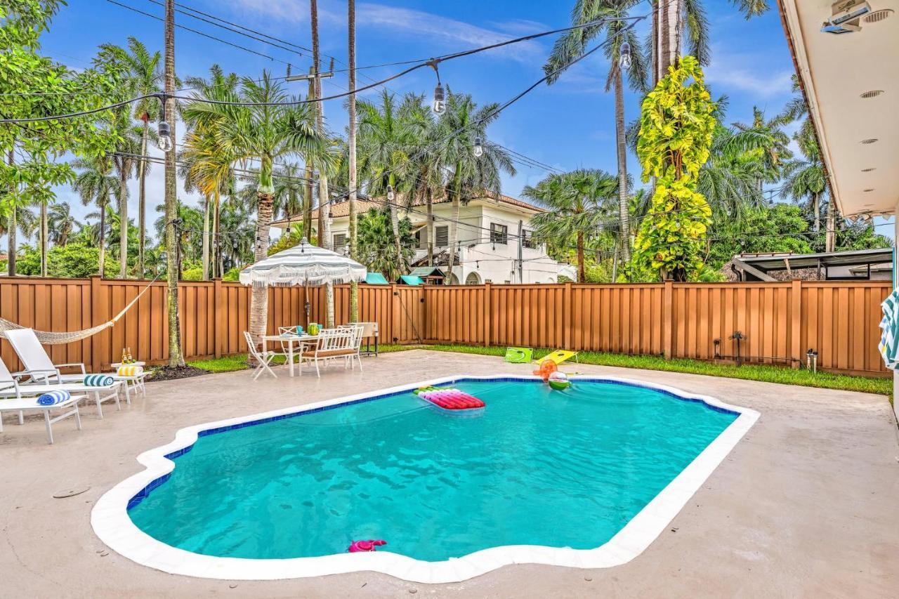 Tropical Oasis With Pool 10 Mins Airport & 5 Mins Beach 할리우드 외부 사진